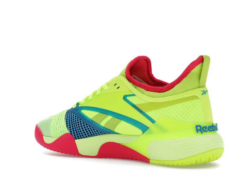 Reebok Nano Court Digital Lime Aqua Bold Pink