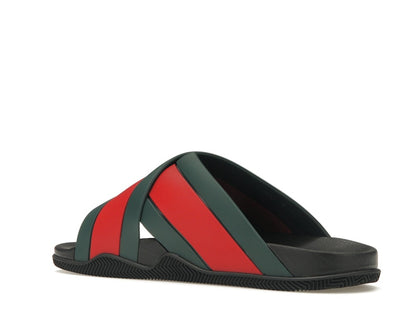 Gucci Web Slide Black Rubber