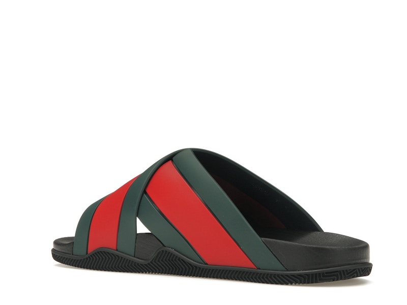 Gucci Web Slide Black Rubber