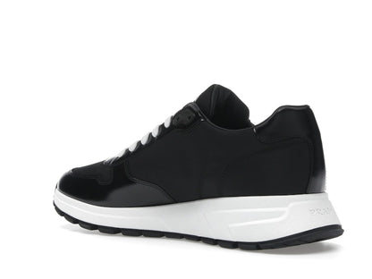 Prada PRAX 01 Sneakers Re-Nylon Brushed Leather Black White