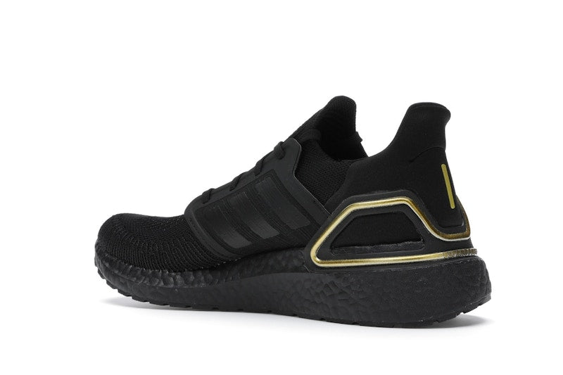 adidas Ultra Boost 20 Core Black Gold Metallic