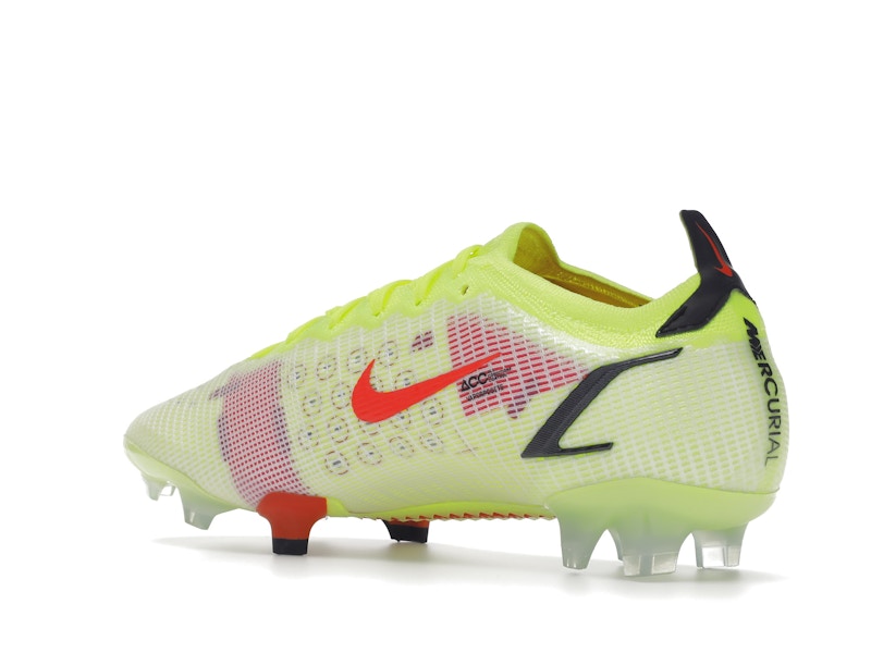 Nike Mercurial Vapor 14 Elite FG Volt Black Bright Crimson