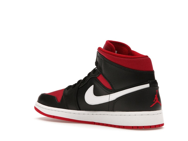 Jordan 1 Mid Black Gym Red White
