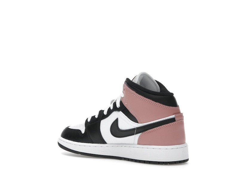 Jordan 1 Mid White Rust Pink Black (GS)