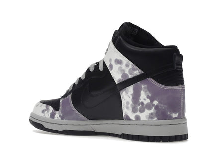 Nike Dunk High Splatter Black White Purple (Women's)