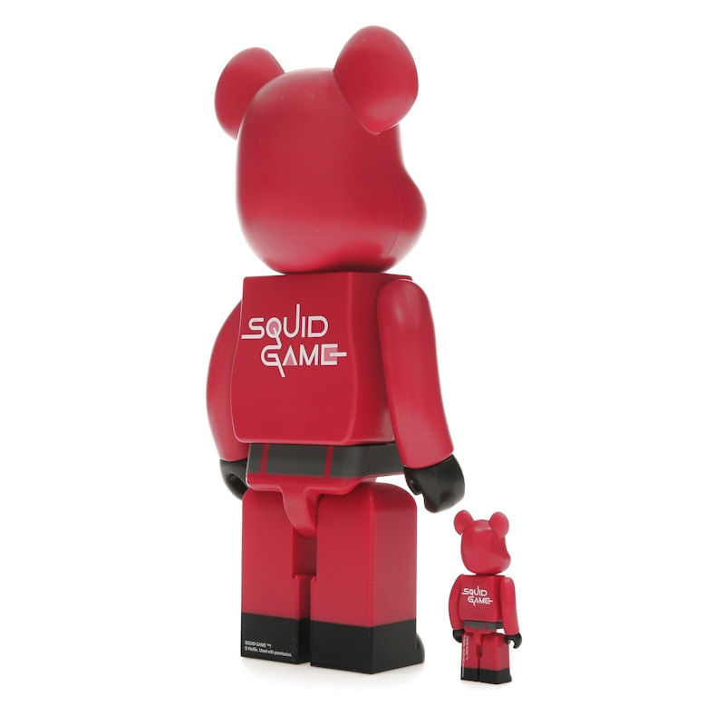 Bearbrick x Squid Game Guard (Triangle) 100% & 400% Set