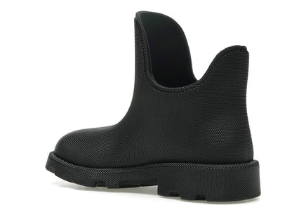 Burberry Marsh Round-Toe Ankle Boots Black