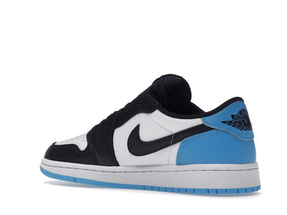 Jordan 1 Retro Low OG Black Dark Powder Blue (Women's)