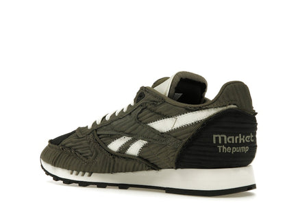 Reebok Classic Leather Pump Market Army Green