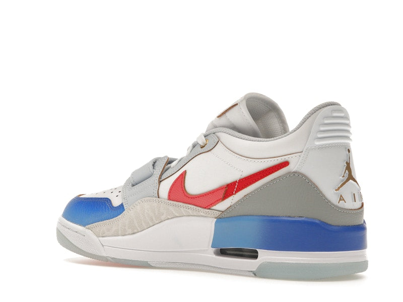Jordan Legacy 312 Low White Game Royal University Red