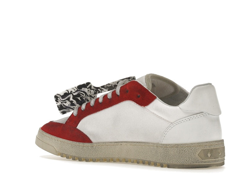 OFF-WHITE Vulcanized 5.0 Low Top White Red