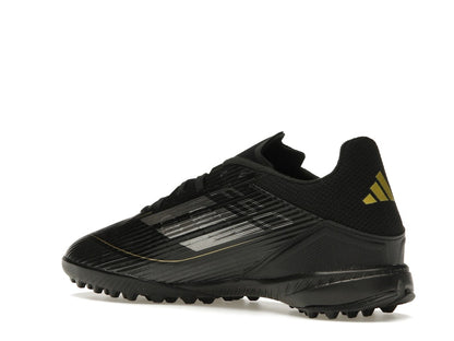 adidas F50 League Turf Core Black Iron Metallic Gold Metallic