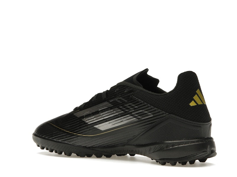 adidas F50 League Turf Core Black Iron Metallic Gold Metallic