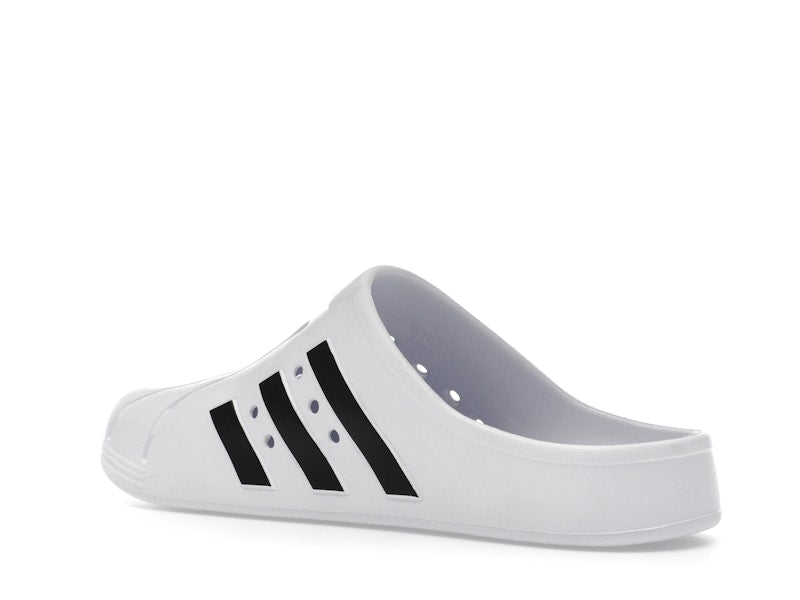 adidas Adilette Clog White Black