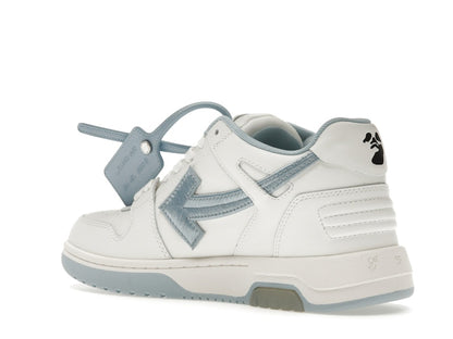 OFF-WHITE Out Of Office OOO Low Tops Embroidered Arrow White Light Blue