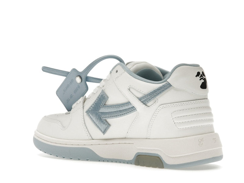 OFF-WHITE Out Of Office OOO Low Tops Embroidered Arrow White Light Blue