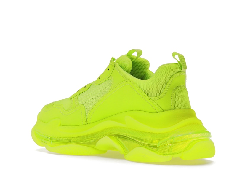 Balenciaga Triple S Clear Sole Fluo Yellow