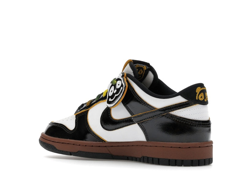 Nike Dunk Low SE Panda-Monium White Black Fauna Brown (GS)