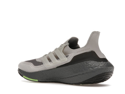 adidas Ultra Boost 21 Metal Grey Signal Green