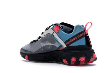 Nike React Element 87 Blue Chill Solar Red