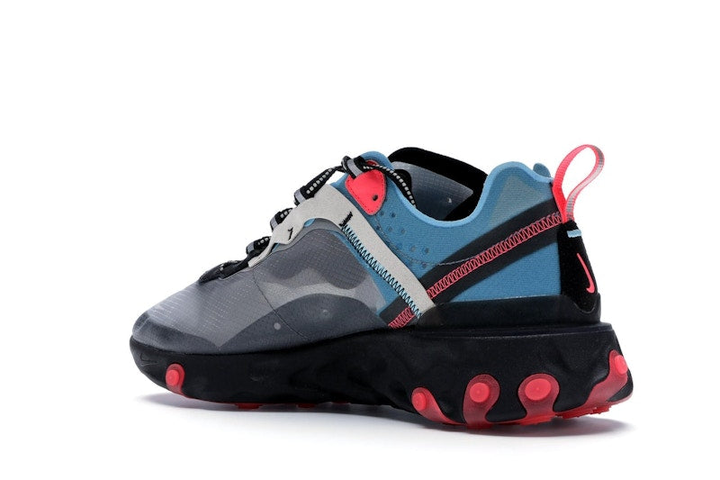 Nike React Element 87 Blue Chill Solar Red