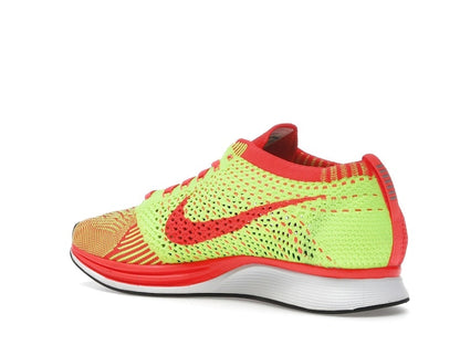 Nike Flyknit Racer Bright Crimson Volt