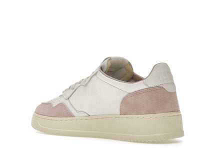 Autry Medalist Leather Low White Powder (Women's)