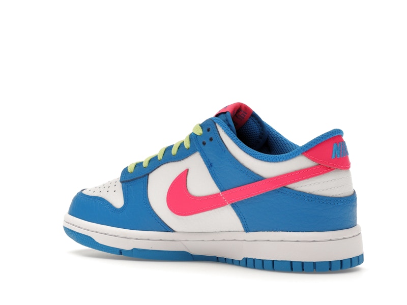 Nike Dunk Low Photo Blue White Light Lemon Twist Hyper Pink (GS)