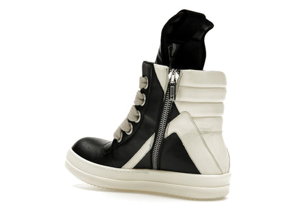 Rick Owens GeoBasket Oversized Eylet Black Milk
