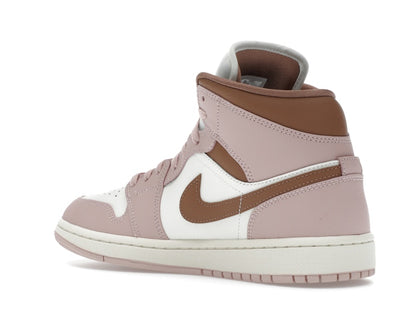 Jordan 1 Mid Pink Oxford Brown (Women's)