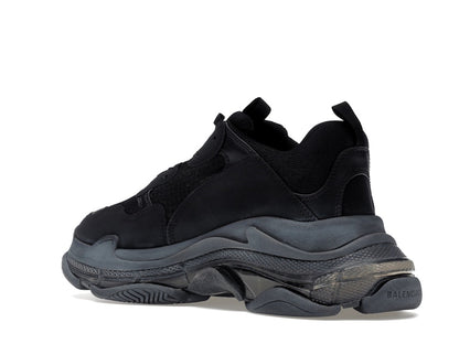 Balenciaga Triple S Clear Sole Black