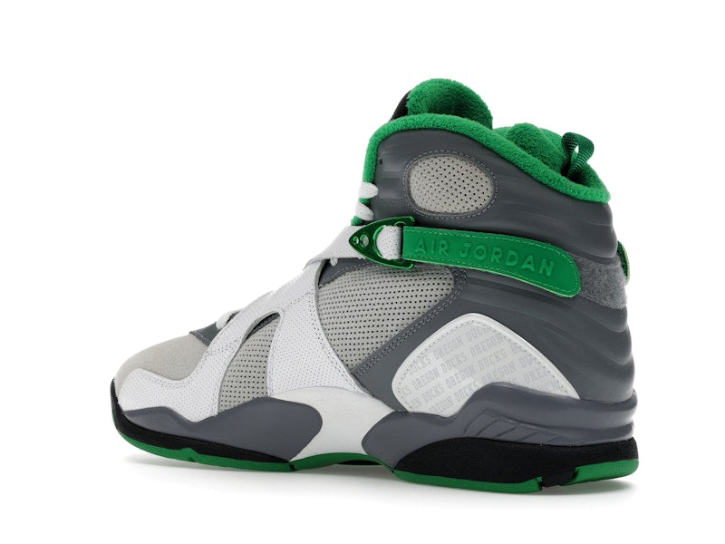 Jordan 8 Retro University of Oregon PE Pure Platinum