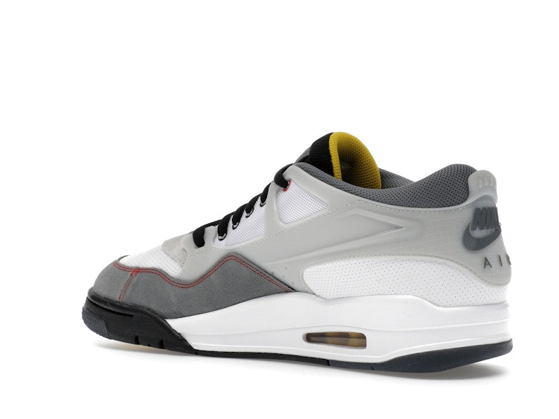 Jordan 4 RM Premium White Black Smoke Grey Fire Red