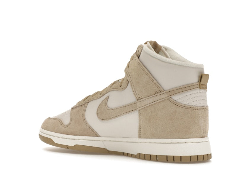 Nike Dunk High Tan Suede White