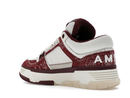 AMIRI MA-1 Bandana Denim Burgundy