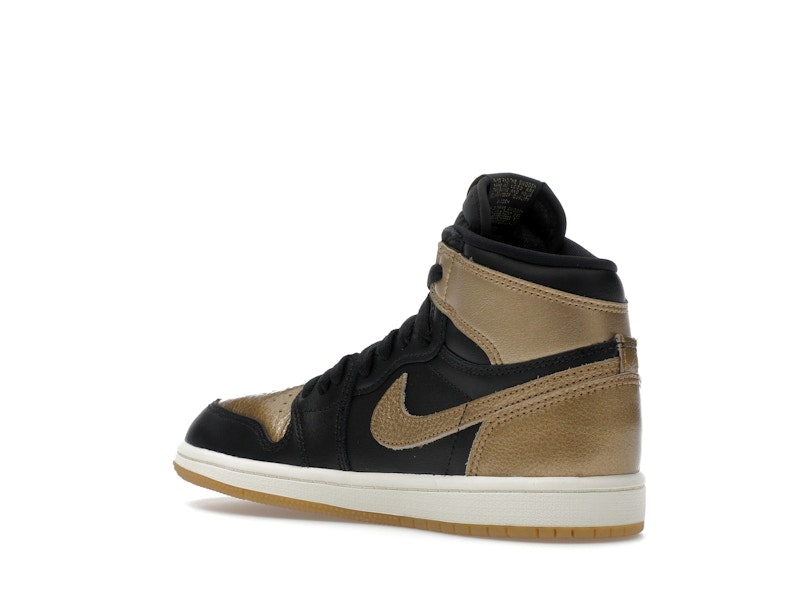 Jordan 1 Retro High OG Black Metallic Gold (PS)