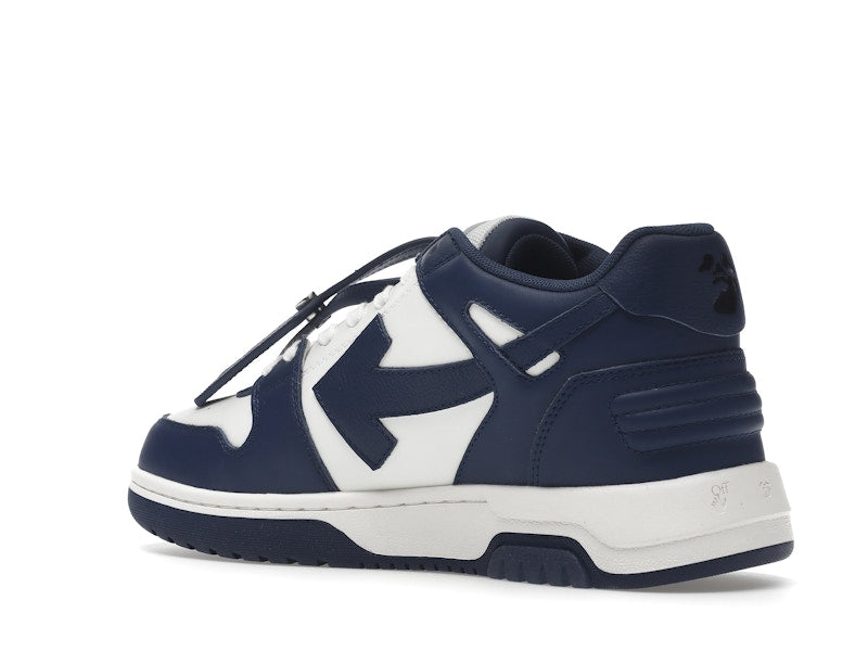 OFF-WHITE Out Of Office "OOO" Low Tops Dark Blue White