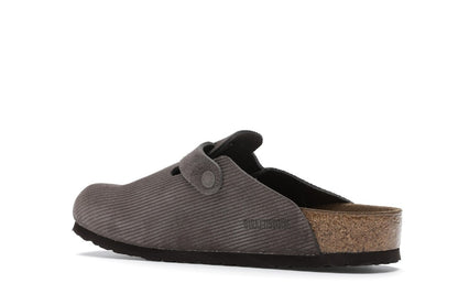 Birkenstock Boston Clogs Stussy Anthracite