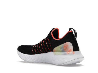 Nike React Phantom Run Flyknit Premium Black Bright Mango (Women's)