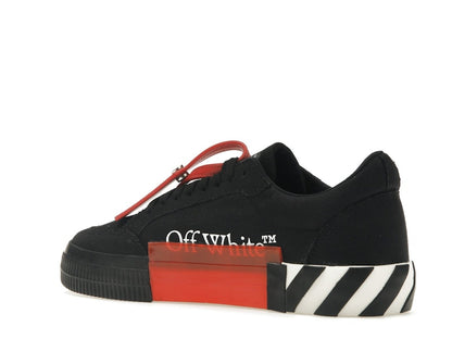 OFF-WHITE Vulcanized Low Canvas Black White