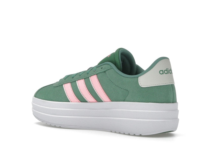 adidas VL Court Bold Preloved Green Pink Spark Ivory (Women's)