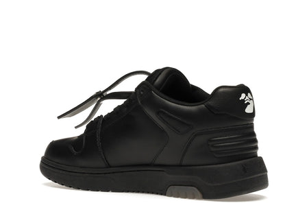 OFF-WHITE OOO Low Tops "For Walking" Black White