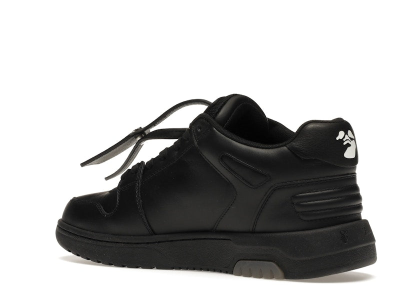 OFF-WHITE OOO Low Tops "For Walking" Black White