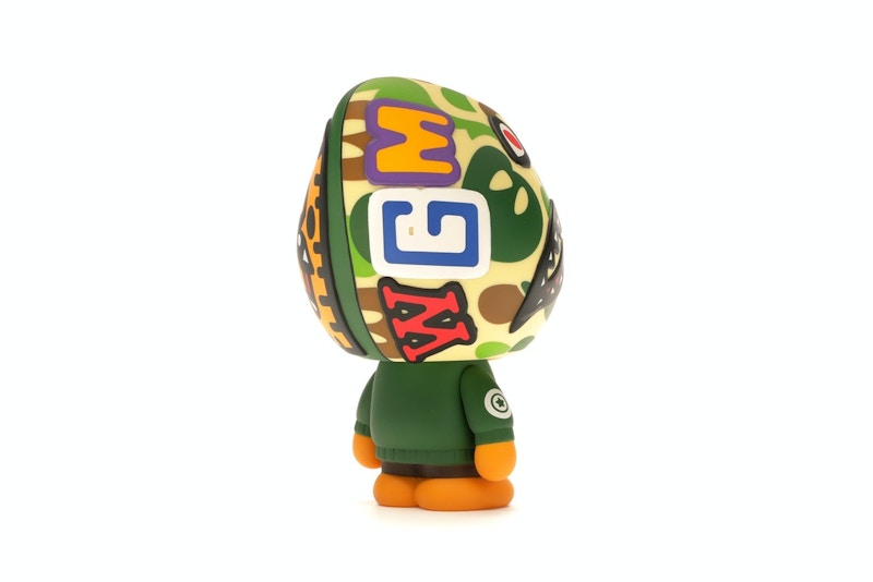 BAPE Baby Milo Shark Hoodie Vinyl Toy Green