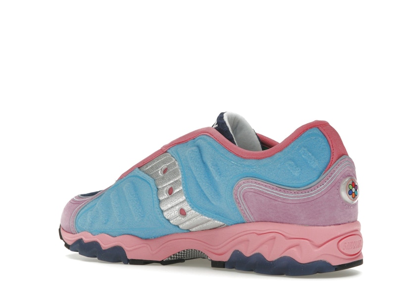 Saucony Matrix Jae Tips No Shoes In The House Blue Pink