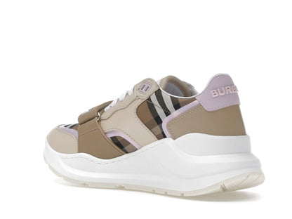 Burberry Ramsey Vintage Check Sneaker Beige Taupe Brown (Women's)