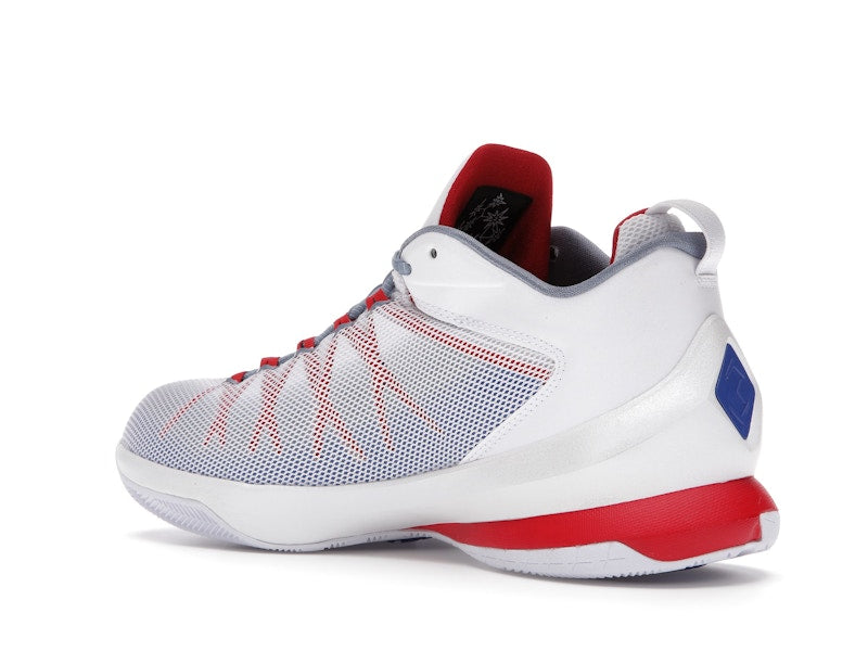 Jordan Cp3.Viii Ae White/Game Royal-Spirit Red-Cool Blue