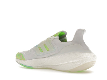 adidas Ultra Boost 22 White Bliss Blue Solar Green