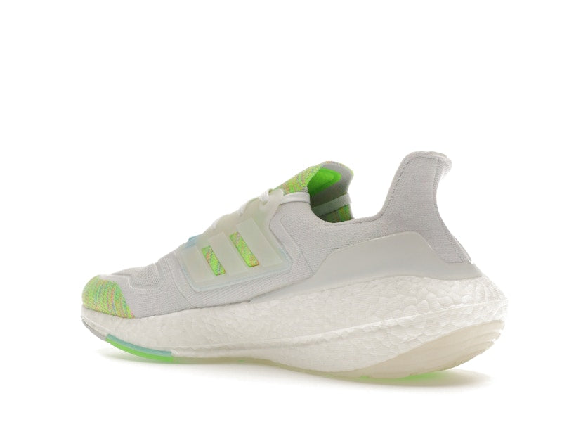 adidas Ultra Boost 22 White Bliss Blue Solar Green