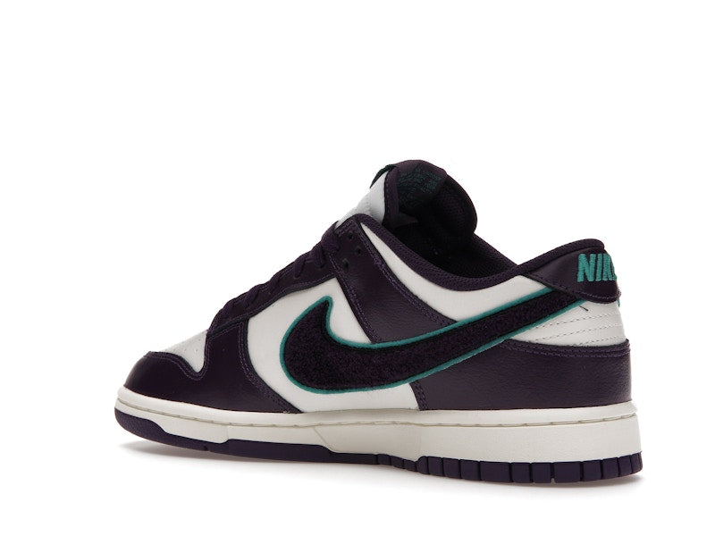 Nike Dunk Low Chenille Swoosh Sail Grand Purple